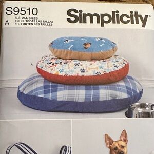 Simplicity Pet Bed Sewing Pattern